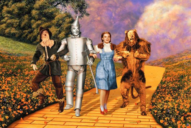 Judy Garland kao Dorothy u filmu Čarobnjak iz Oza iz 1939. godine